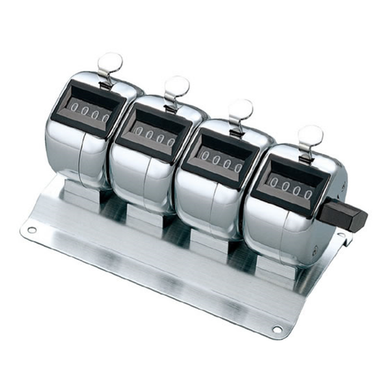 コクヨ 数取器 4連式 W121×D70×H67 CL-204 1個（ご注文単位1個）【直送品】