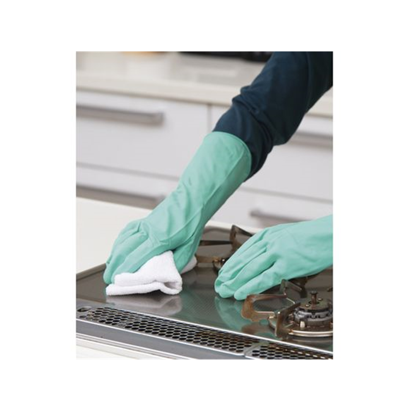 トワロン 天然ゴム手袋 天然ゴム中あつ手 グリーン M 229-M 1双（ご注文単位1双）【直送品】