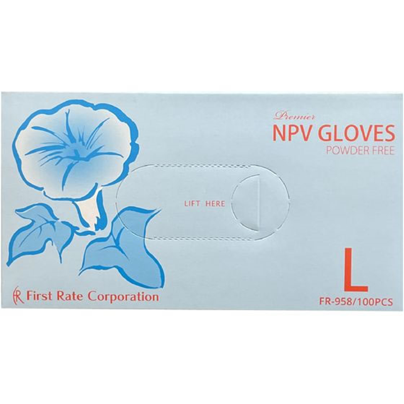 ファーストレイト プレミア・NPVグローブ L 100枚 FR-958 1箱（ご注文単位1箱）【直送品】