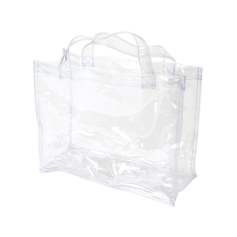 OCSコーポレーション 透明手提バッグ A4 250×320×マチ135mm 1枚（ご注文単位1枚）【直送品】