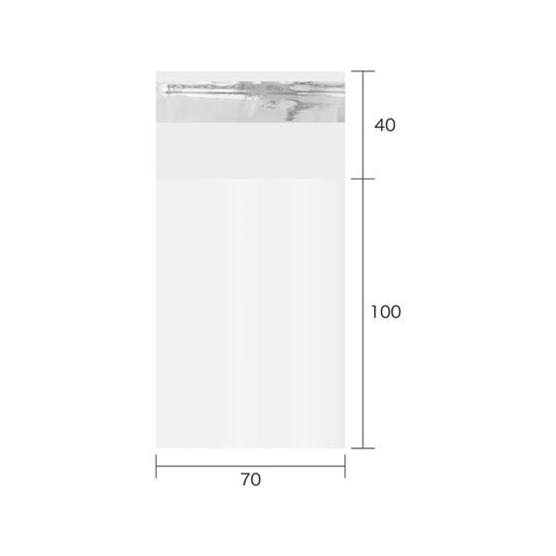 今村紙工 OPP袋 シールあり Mサイズ 0.025mm厚 透明 100枚 1パック（ご注文単位1パック）【直送品】