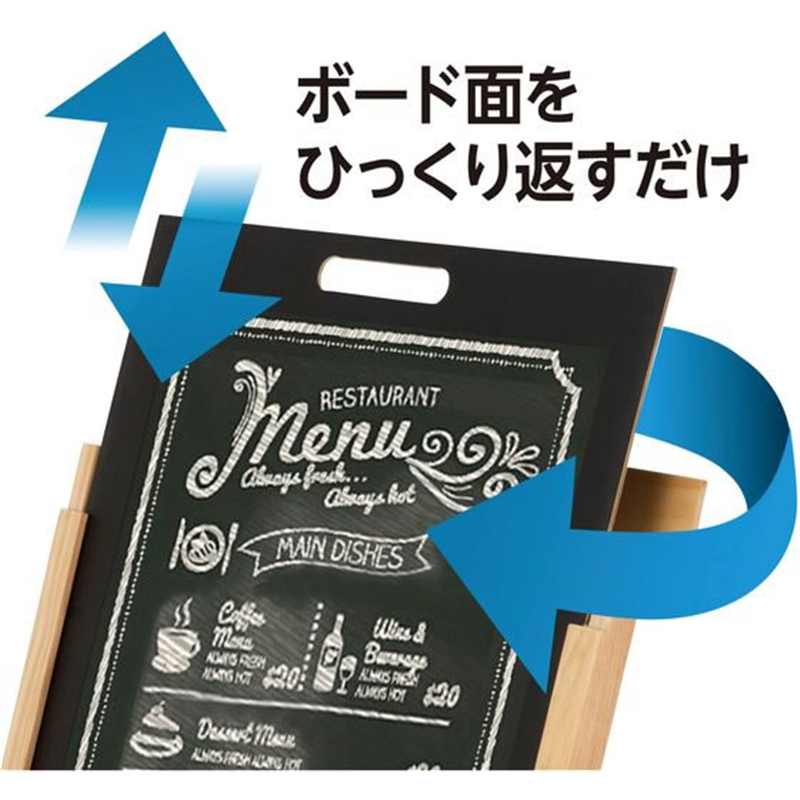 アスカ 転倒防止リバーシブルボード M BB033 1台（ご注文単位1台）【直送品】