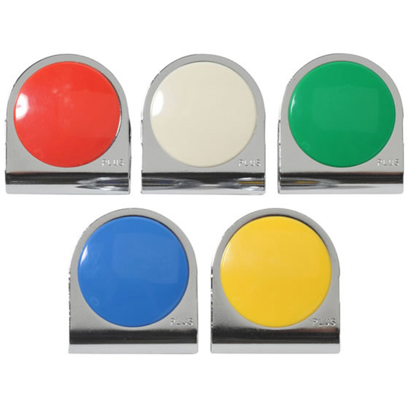 プラス カラーマグネットクリップ大 5個入 アソート CP-043MC5P 80-5 1パック（ご注文単位1パック）【直送品】