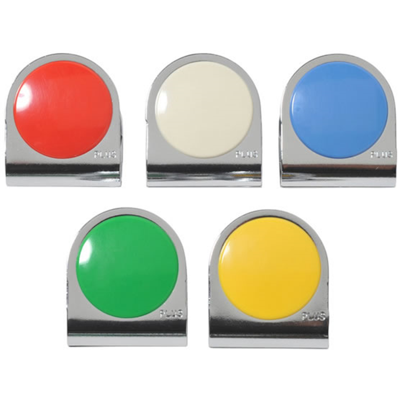 プラス カラーマグネットクリップ小 5個入 アソート CP-034MC5P 80-5 1パック（ご注文単位1パック）【直送品】