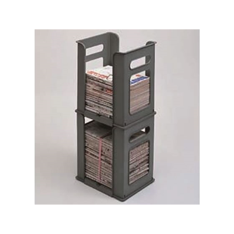 サンコープラスチック ニューズストッカー グレー 51591 1個（ご注文単位1個）【直送品】