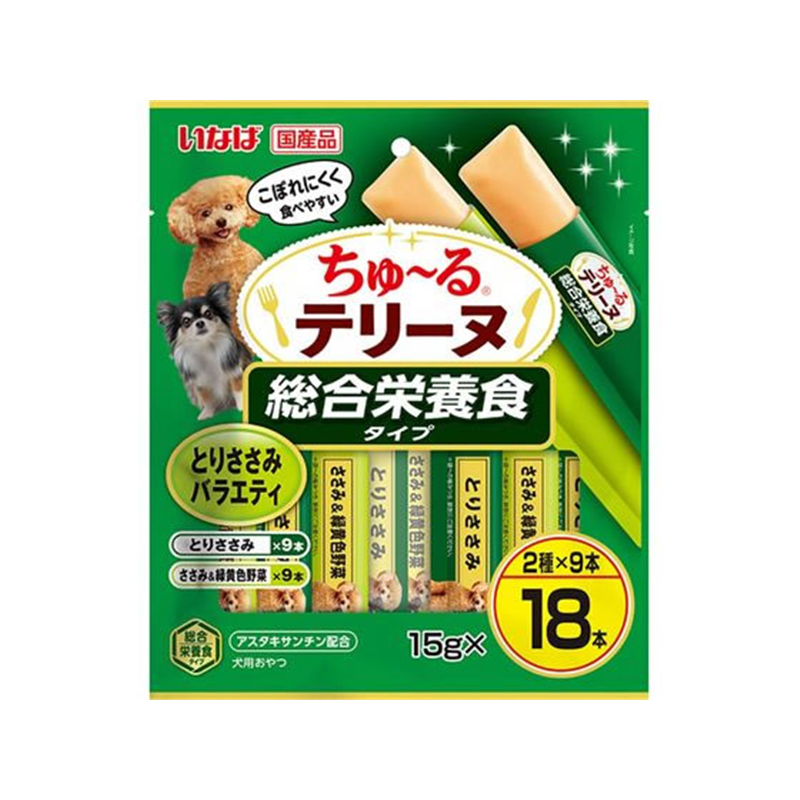 いなば ちゅーるテリーヌ 総合栄養食タイプ ささみバラエティ18本 1パック（ご注文単位1パック）【直送品】