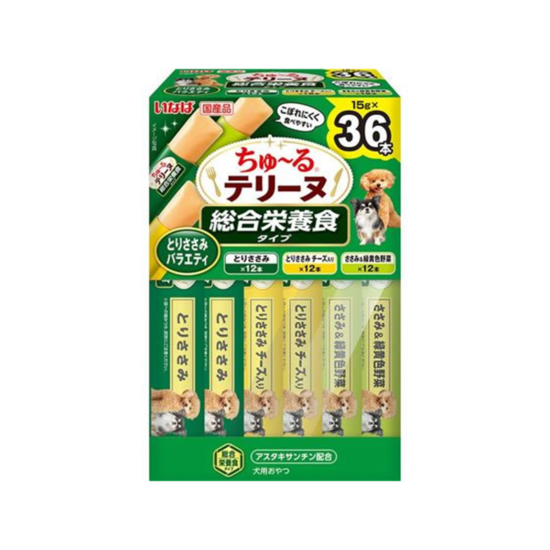 いなば ちゅーるテリーヌ 総合栄養食タイプ ささみバラエティ36本 1箱（ご注文単位1箱）【直送品】