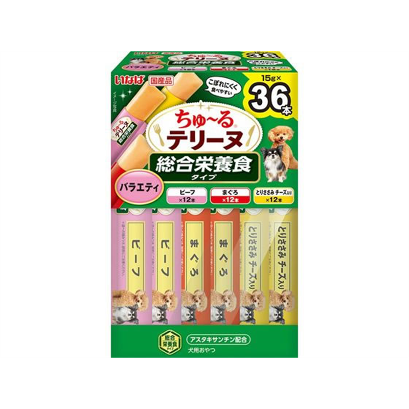 いなば ちゅーるテリーヌ 総合栄養食タイプ バラエティ 36本 1箱（ご注文単位1箱）【直送品】
