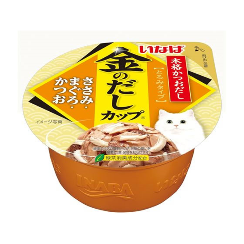 いなば 金のだしカップ ささみ鮪鰹 とろみ 70g 1個（ご注文単位1個）【直送品】