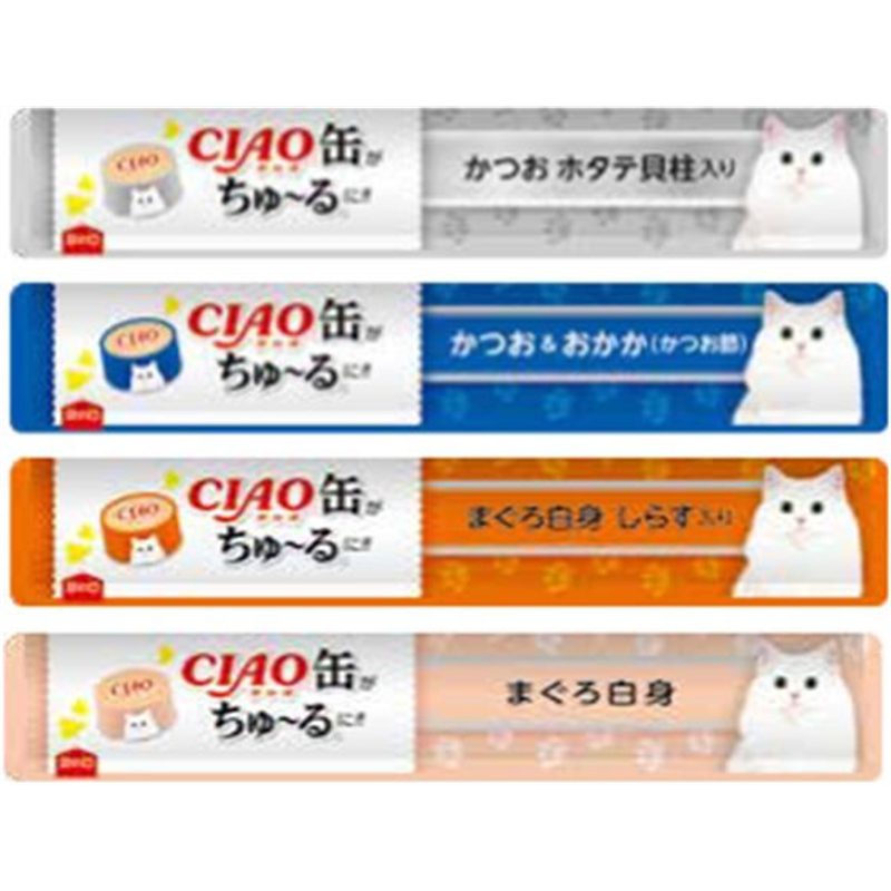 いなば CIAO缶ちゅーる まぐろかつおバラエティ 40本 1パック(ご注文単位1パック)【直送品】