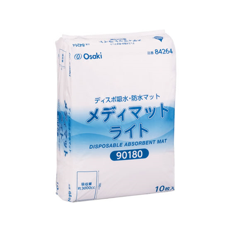 オオサキメディカル メディマットライト 90180 10枚 84276 1個（ご注文単位1個）【直送品】