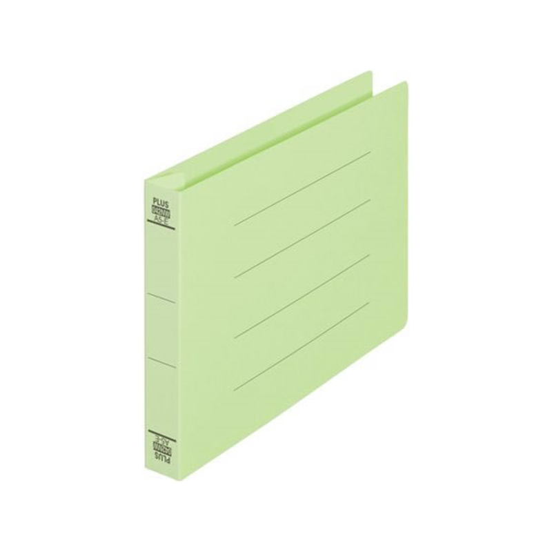 プラス フラットファイル 厚とじ300 A5E グリーン NO.042NW／88-3 1冊（ご注文単位1冊）【直送品】