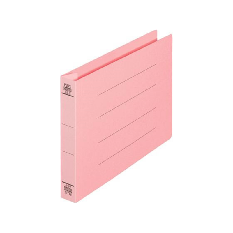 プラス フラットファイル 厚とじ300 A5E ピンク NO.042NW／88-39 1冊（ご注文単位1冊）【直送品】