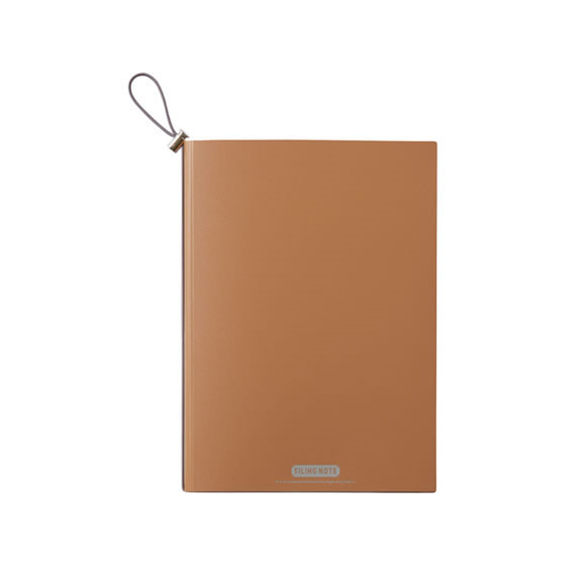 キングジム ファイリングノート A5 A4用紙対応 オレンジ 9913-OR 1冊（ご注文単位1冊）【直送品】