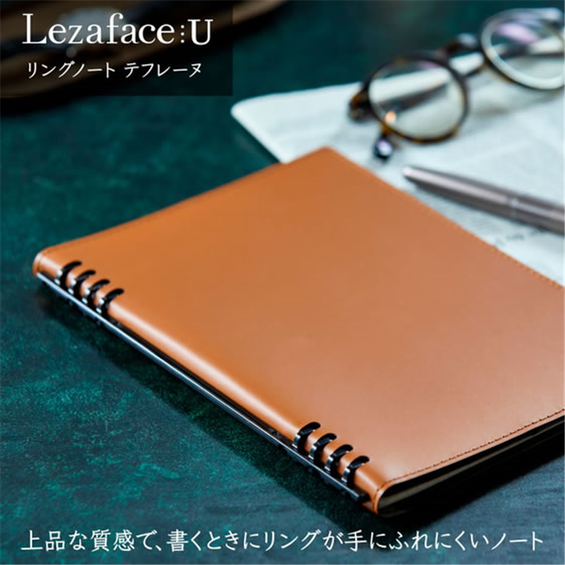 キングジム レザフェスU RN テフレーヌ オリーブ 9854TELU-OL 1冊(ご注文単位1冊)【直送品】