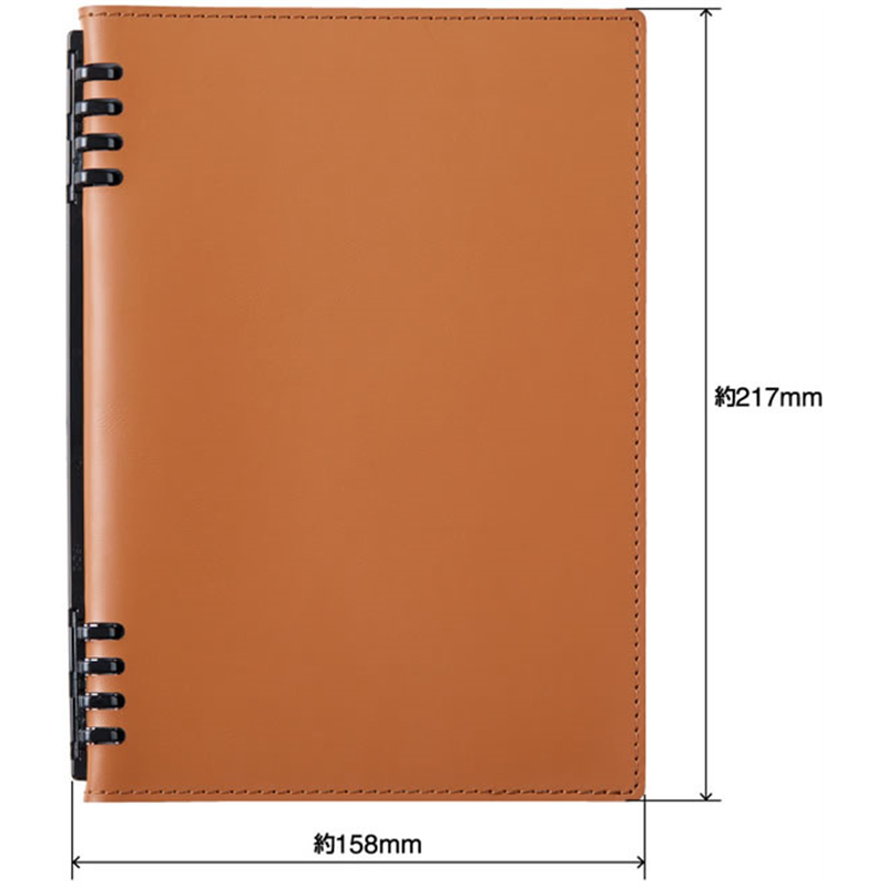 キングジム レザフェスU RN テフレーヌ オリーブ 9854TELU-OL 1冊(ご注文単位1冊)【直送品】