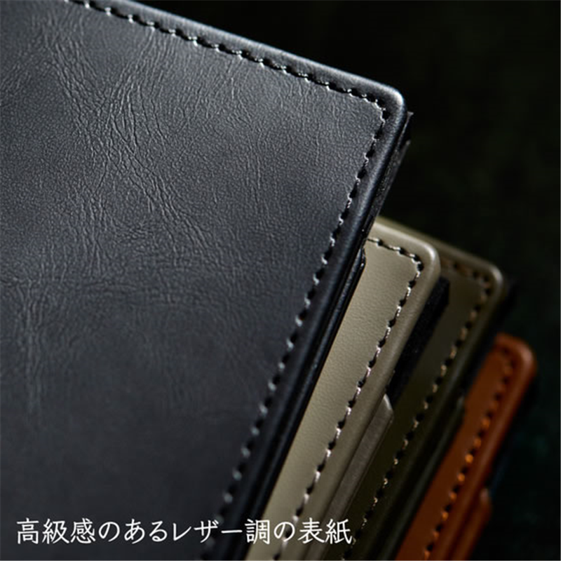 キングジム レザフェスU RN テフレーヌ グレー 9855TELU-GY 1冊（ご注文単位1冊）【直送品】