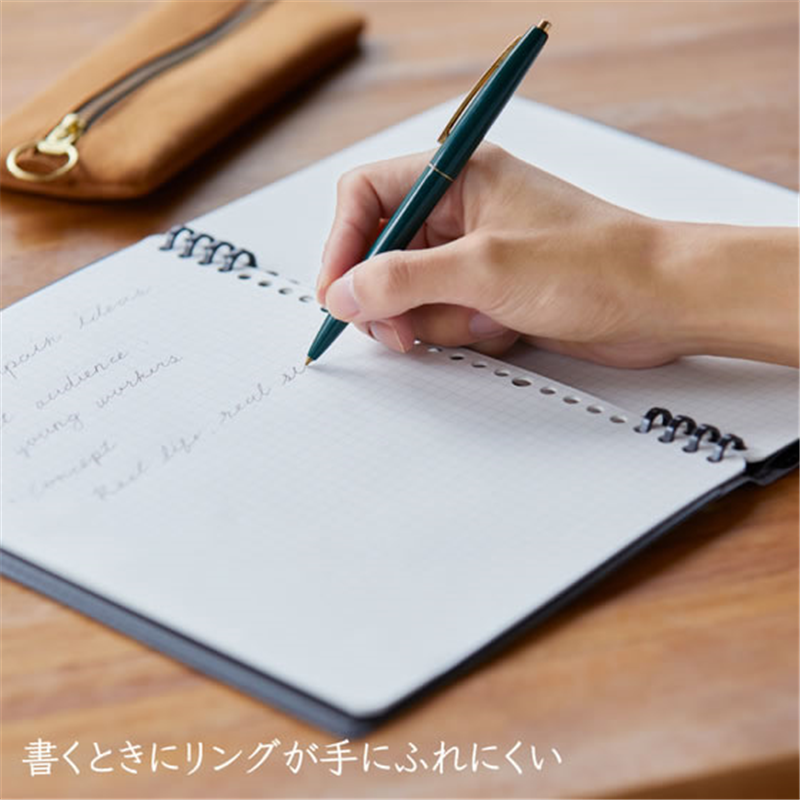 キングジム レザフェスU RN テフレーヌ グレー 9855TELU-GY 1冊（ご注文単位1冊）【直送品】