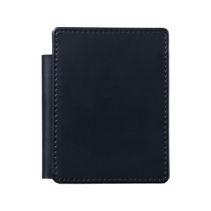 キングジム レザフェスU スライドメモパッド 黒 9930LU-BK 1冊（ご注文単位1冊）【直送品】