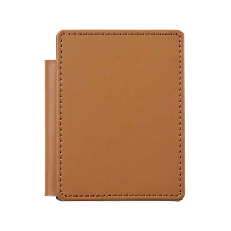 キングジム レザフェスU スライドメモパッド キャメル 9930LU-CA 1冊（ご注文単位1冊）【直送品】