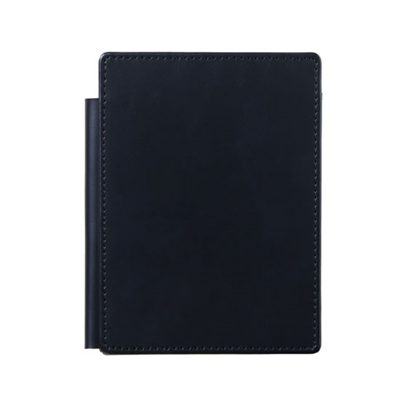 キングジム レザフェスU スライドメモパッド 黒 9932LU-BK 1冊（ご注文単位1冊）【直送品】