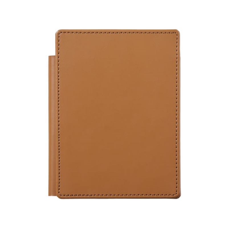 キングジム レザフェスU スライドメモパッド キャメル 9932LU-CA 1冊（ご注文単位1冊）【直送品】
