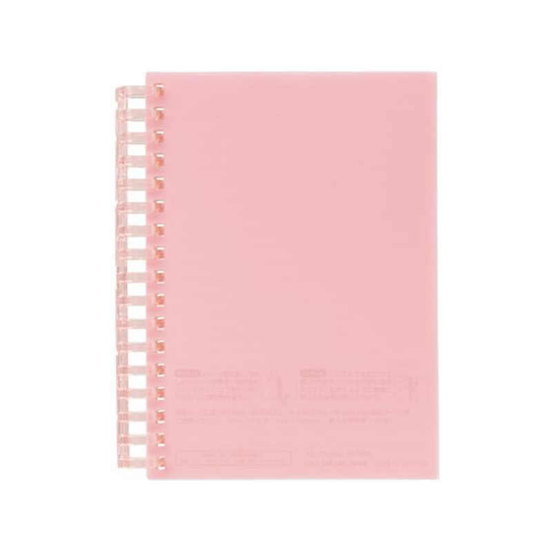 リヒトラブ オープンリングノート A6 ピンク N2728-12 1冊（ご注文単位1冊）【直送品】