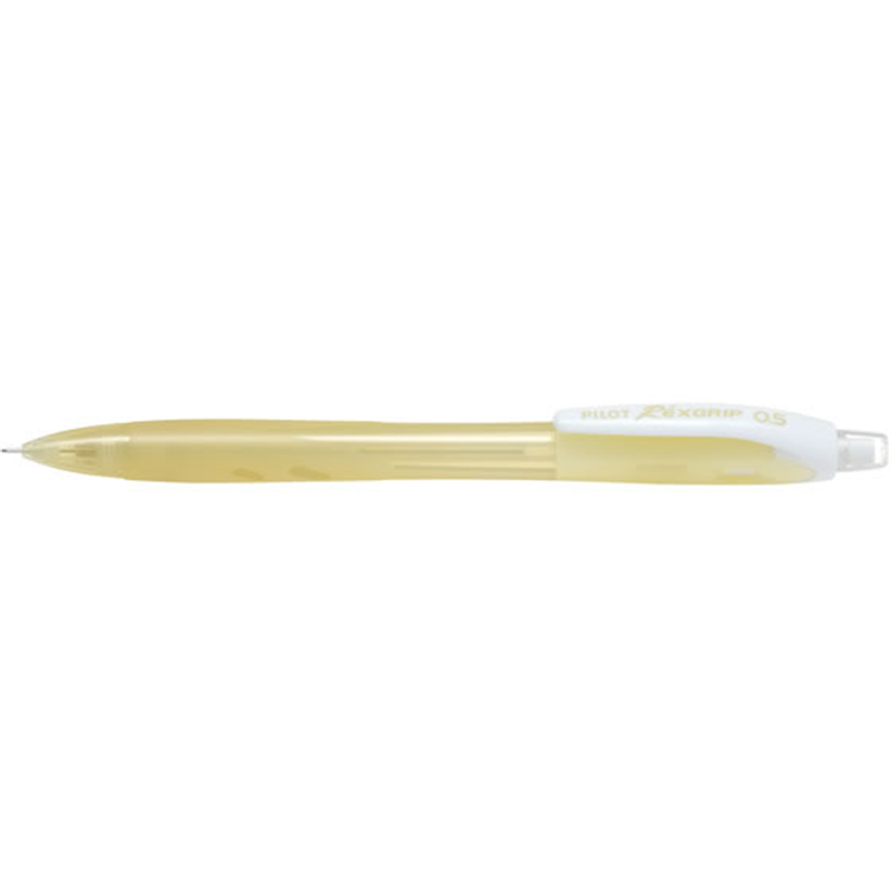 パイロット レックスグリップ 0.5mm パステルイエロー HRG-10R-PY5 1本（ご注文単位1本）【直送品】