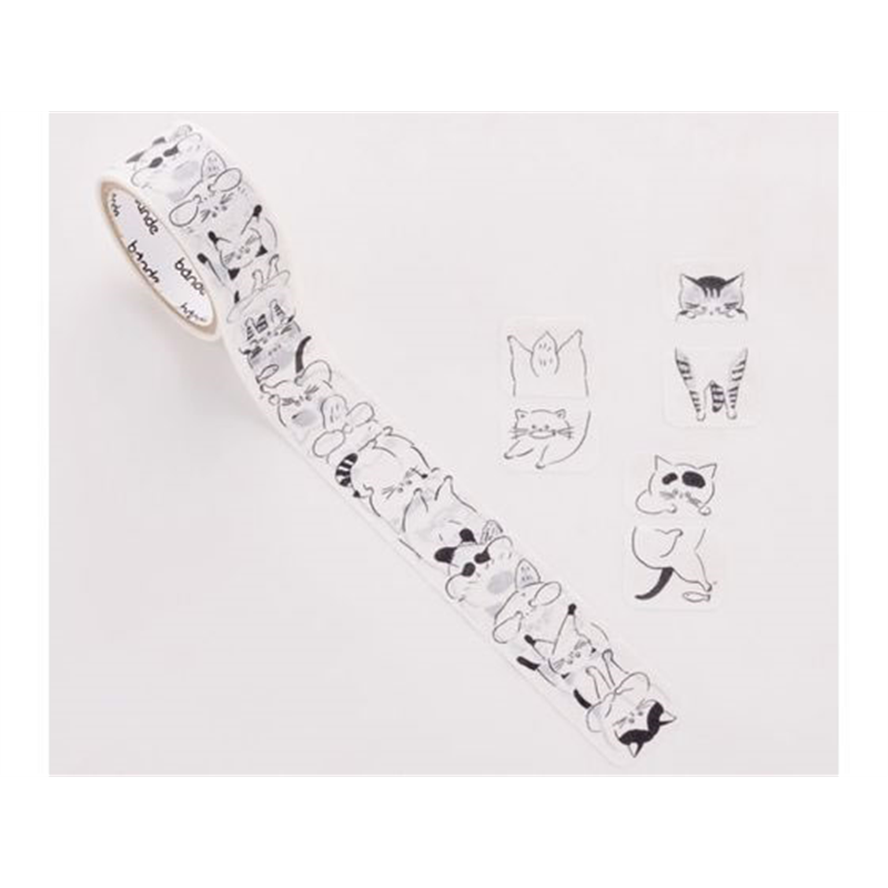 bande マスキングロールステッカー ゆるねこサンド BDA740 1個（ご注文単位1個）【直送品】