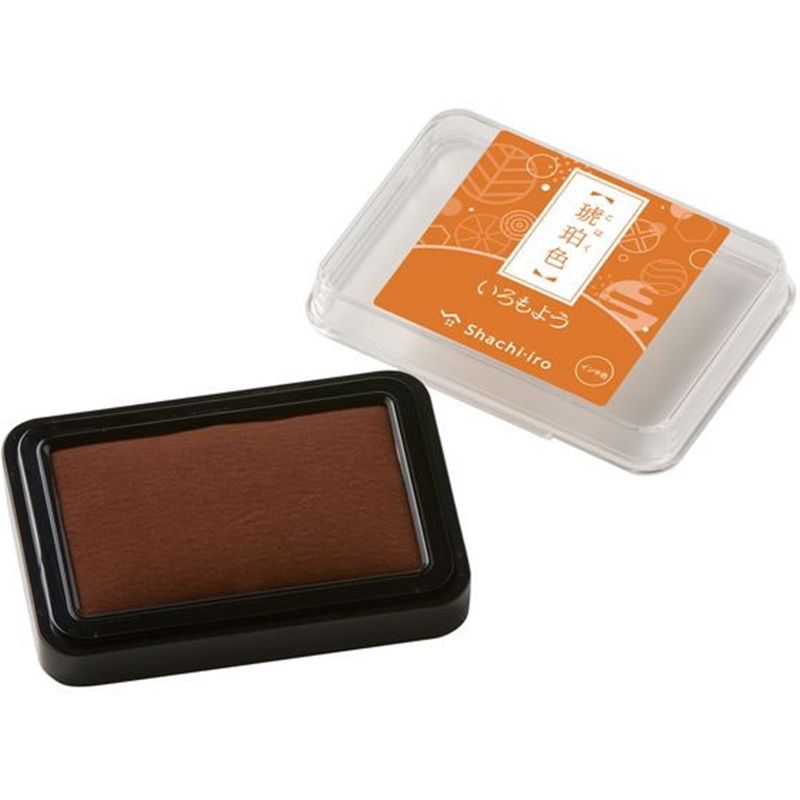 シヤチハタ いろもよう 琥珀色 HAC-1-AB 1個（ご注文単位1個）【直送品】