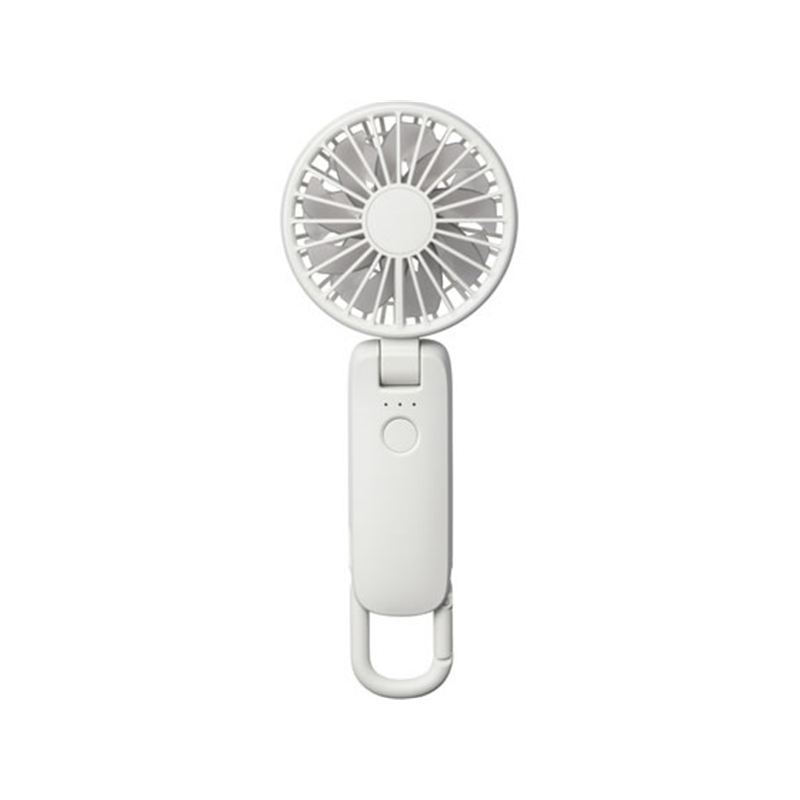 リズム ハンディファン SilkyWindMobile4 ライトグレー 9ZF042RH08 1個（ご注文単位1個）【直送品】