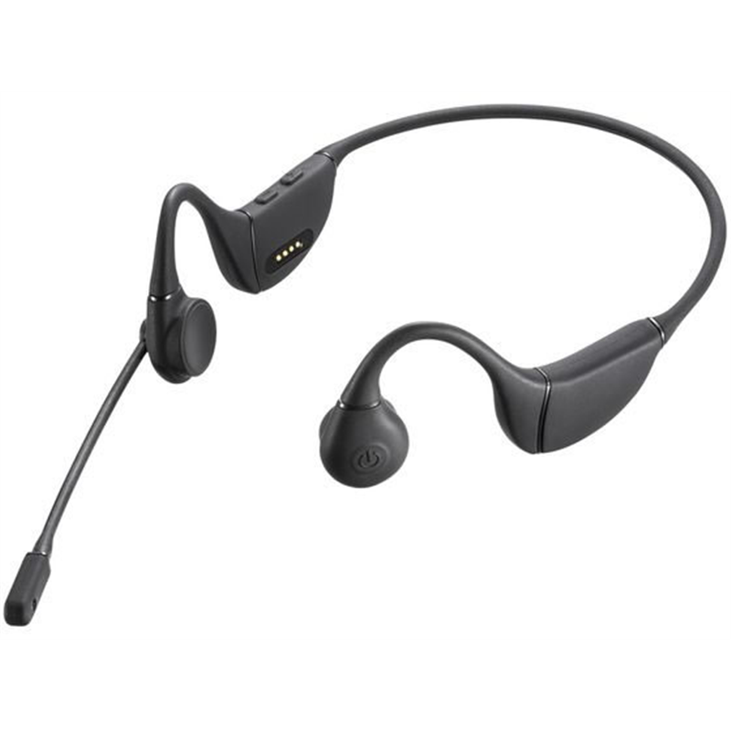 サンワサプライ 骨伝導ヘッドセット MM-BTSH65BK 1個（ご注文単位1個）【直送品】