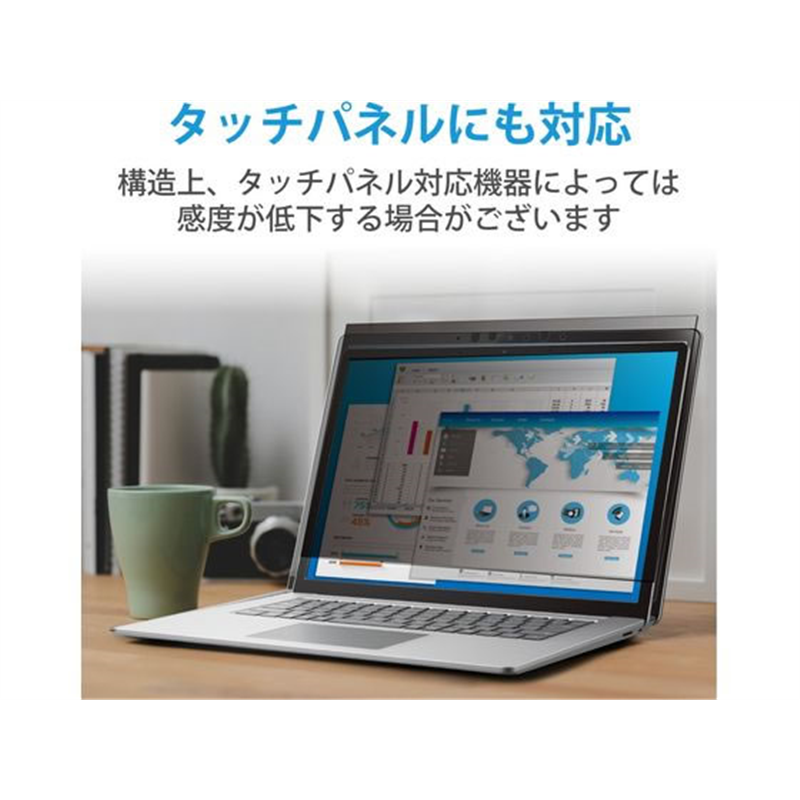 エレコム 抗菌プライバシーフィルター 12.5Wインチ(16:9) EF-PFK125W 1個(ご注文単位1個)【直送品】