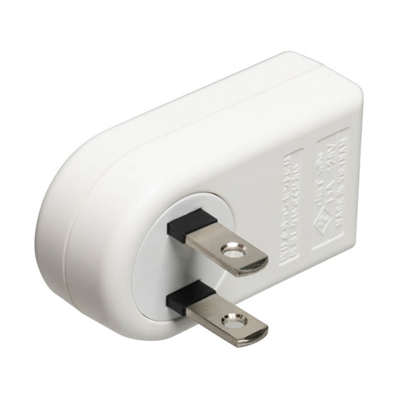 朝日電器 回転アダプター ホワイト A-390B(W) 1個(ご注文単位1個)【直送品】