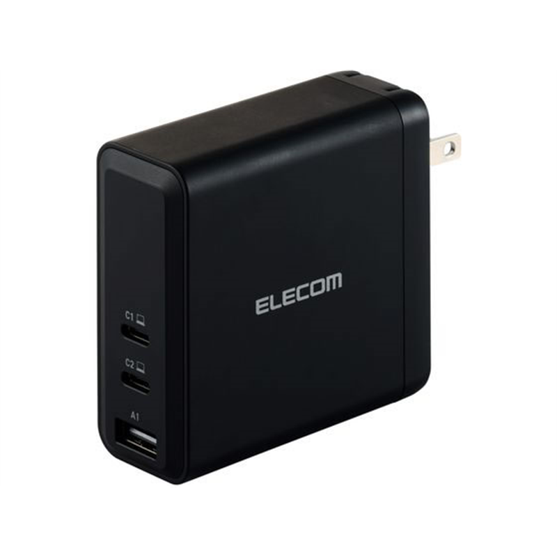 エレコム AC充電器 PD 140W 高出力 ブラック ACDC-PD96140BK 1個（ご注文単位1個）【直送品】