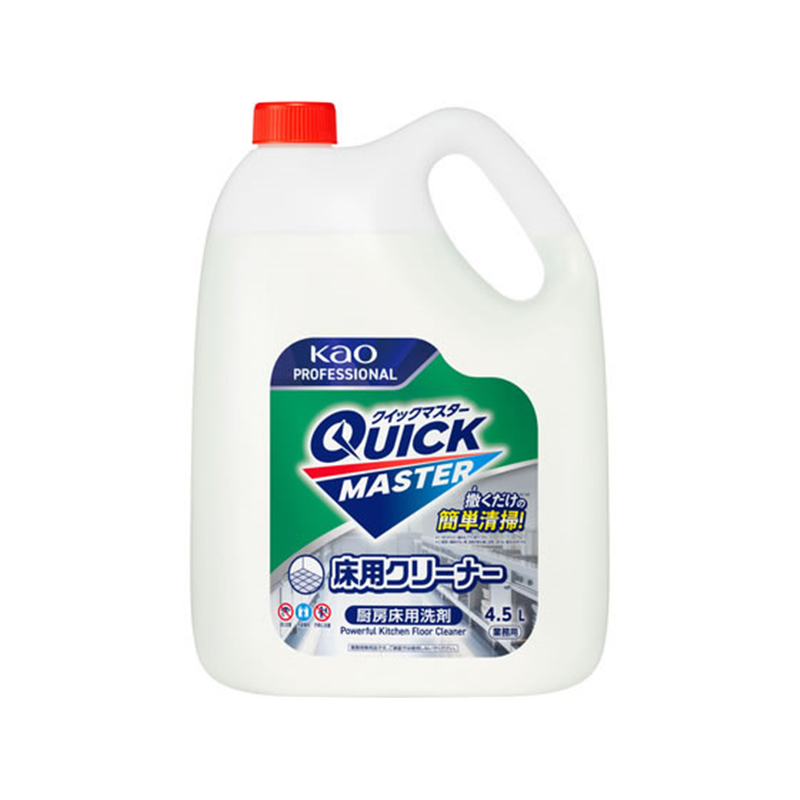 KAO クイックマスター 床用クリーナー 4.5L 1本（ご注文単位1本）【直送品】