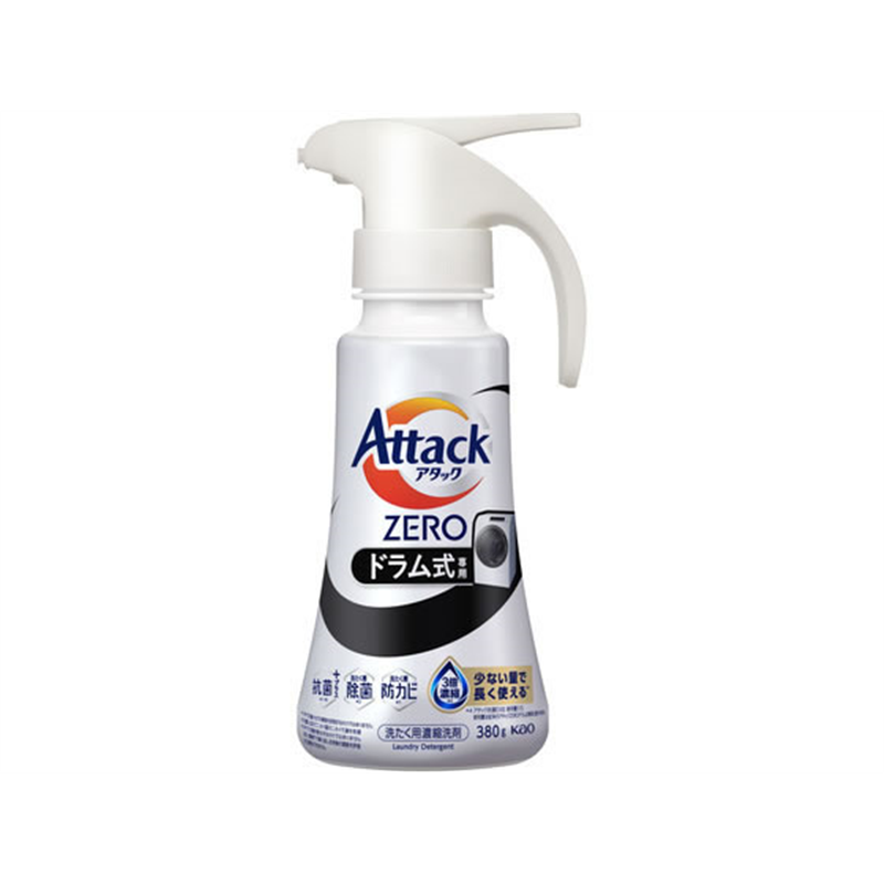 KAO アタックZERO ドラム式専用 ワンハンドタイプ 380g 1本（ご注文単位1本）【直送品】