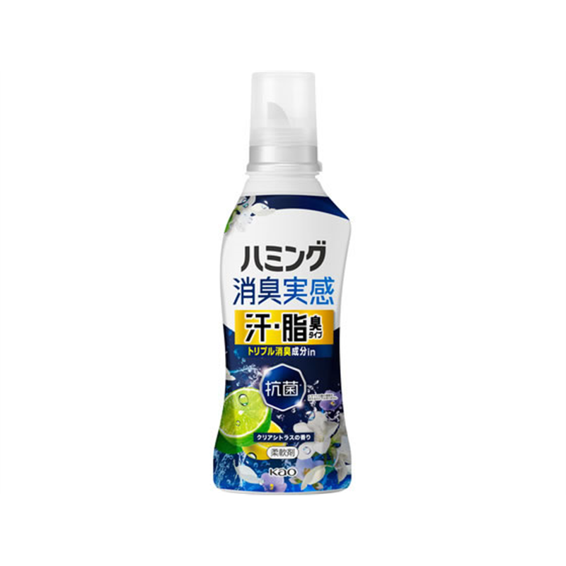 KAO ハミング消臭実感 汗・脂臭タイプ シトラスの香り 本体 500g 1本（ご注文単位1本）【直送品】