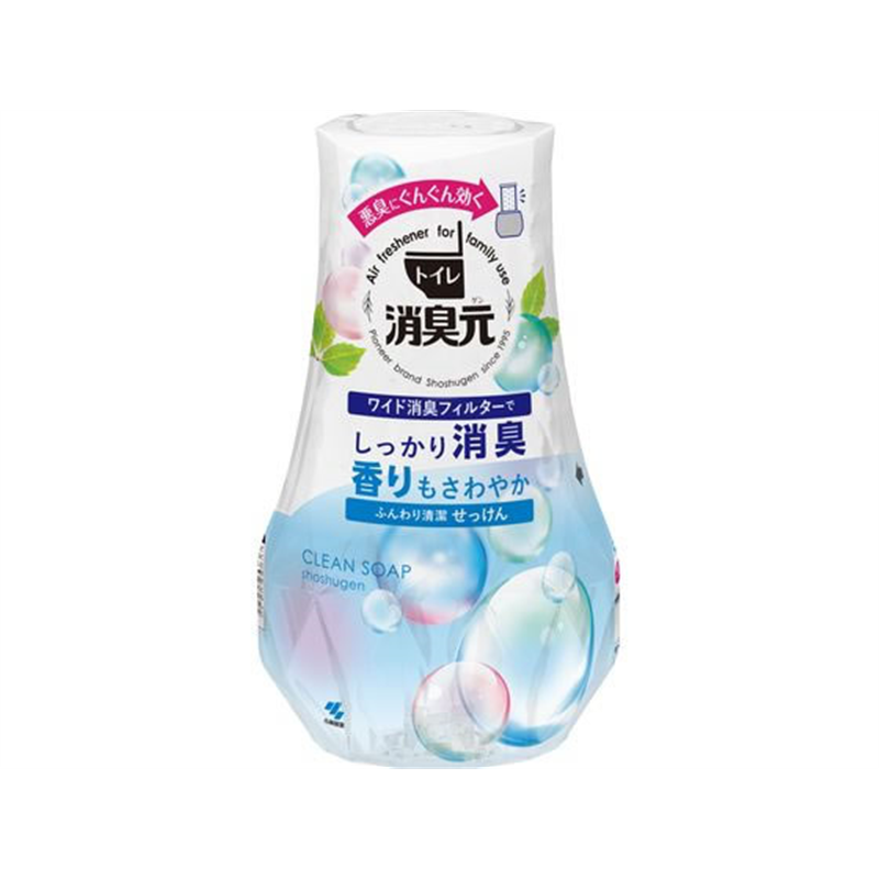 小林製薬 トイレの消臭元 ふんわり清潔せっけん400mL 1個（ご注文単位1個）【直送品】