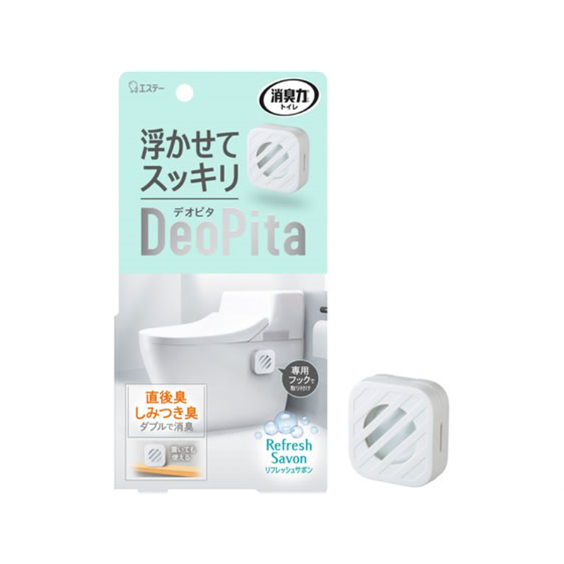 エステー 消臭力 DeoPita トイレ用 本体 リフレッシュサボン 1個（ご注文単位1個）【直送品】