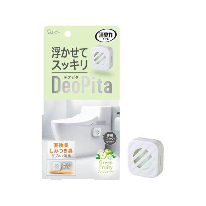 エステー 消臭力 DeoPita トイレ用 本体 グリーンフルーティー 1個（ご注文単位1個）【直送品】