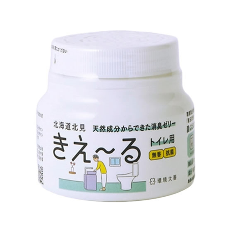 環境大善 消臭剤 きえ~る トイレ用 ゼリー 160g 60-9057-5 1個(ご注文単位1個)【直送品】