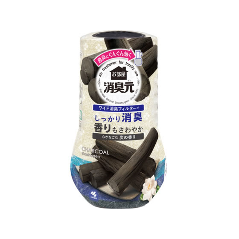 小林製薬 お部屋の消臭元 心がなごむ炭の香り 400mL 1個(ご注文単位1個)【直送品】