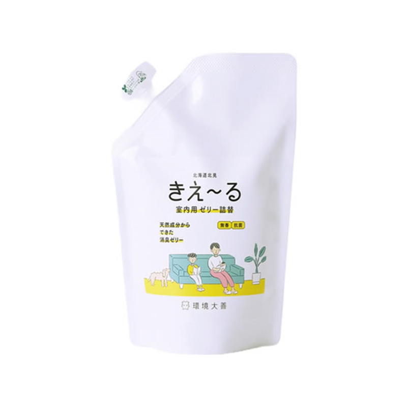 環境大善 消臭剤 きえ~る 室内 詰替用 60-9057-61 1個(ご注文単位1個)【直送品】
