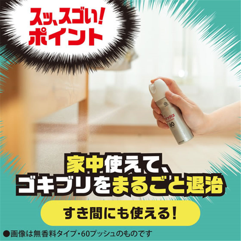 アース製薬 ゴキッシュ スッ、スゴい!ハッカの香り 60プッシュ 16mL 1本(ご注文単位1本)【直送品】
