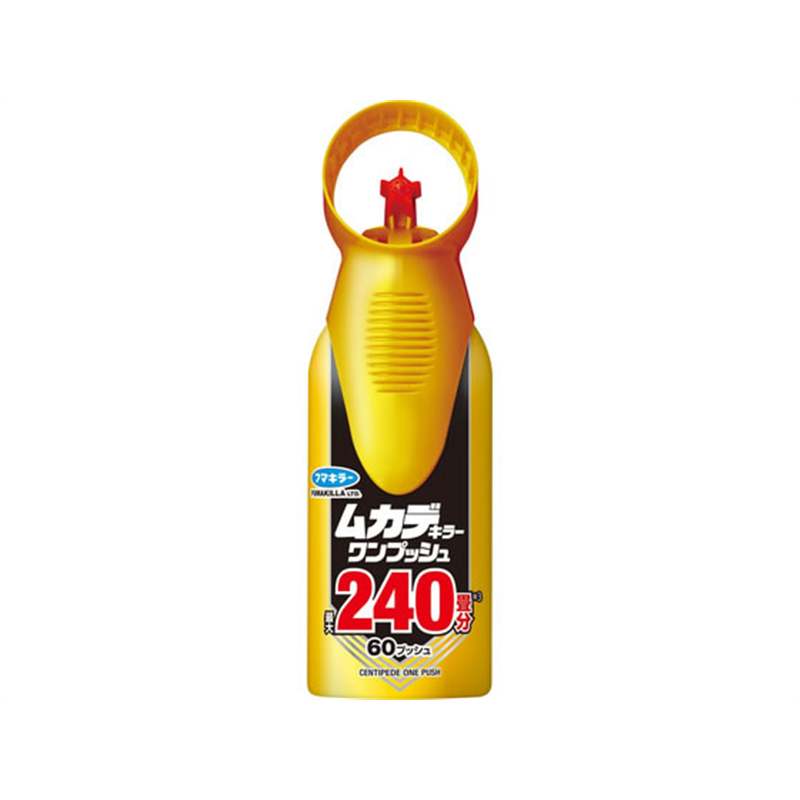 フマキラー ムカデキラー ワンプッシュ 240畳分 60プッシュ 1本（ご注文単位1本）【直送品】