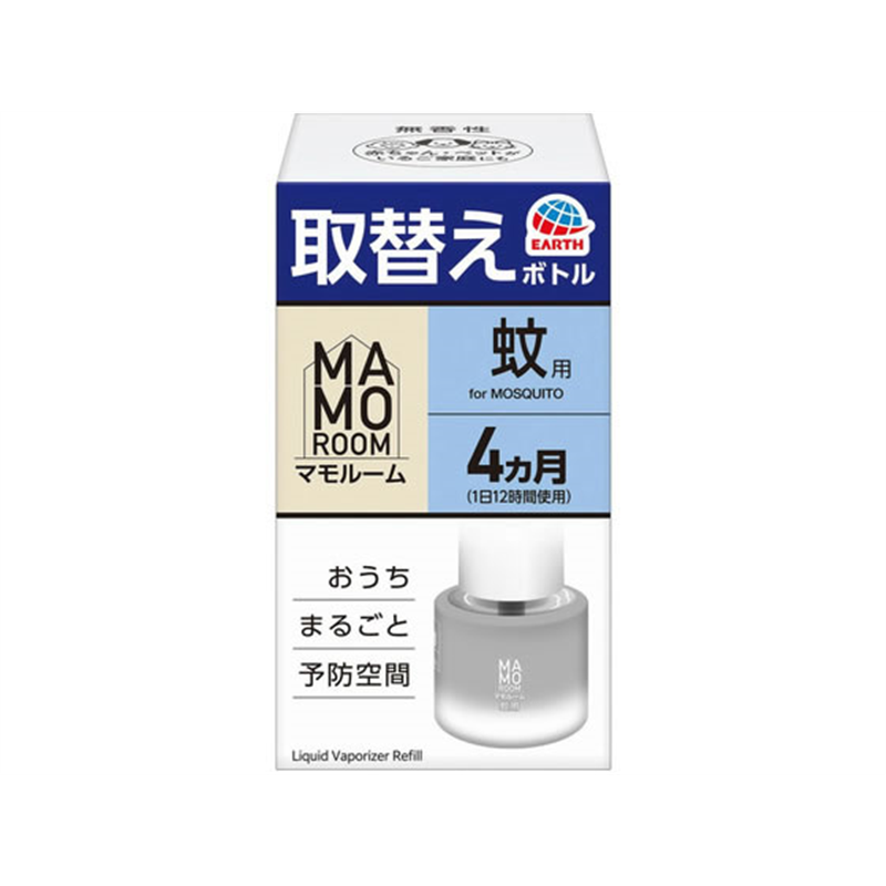 アース製薬 マモルーム 蚊用 取替ボトル 4ヵ月用 1本入 1個（ご注文単位1個）【直送品】
