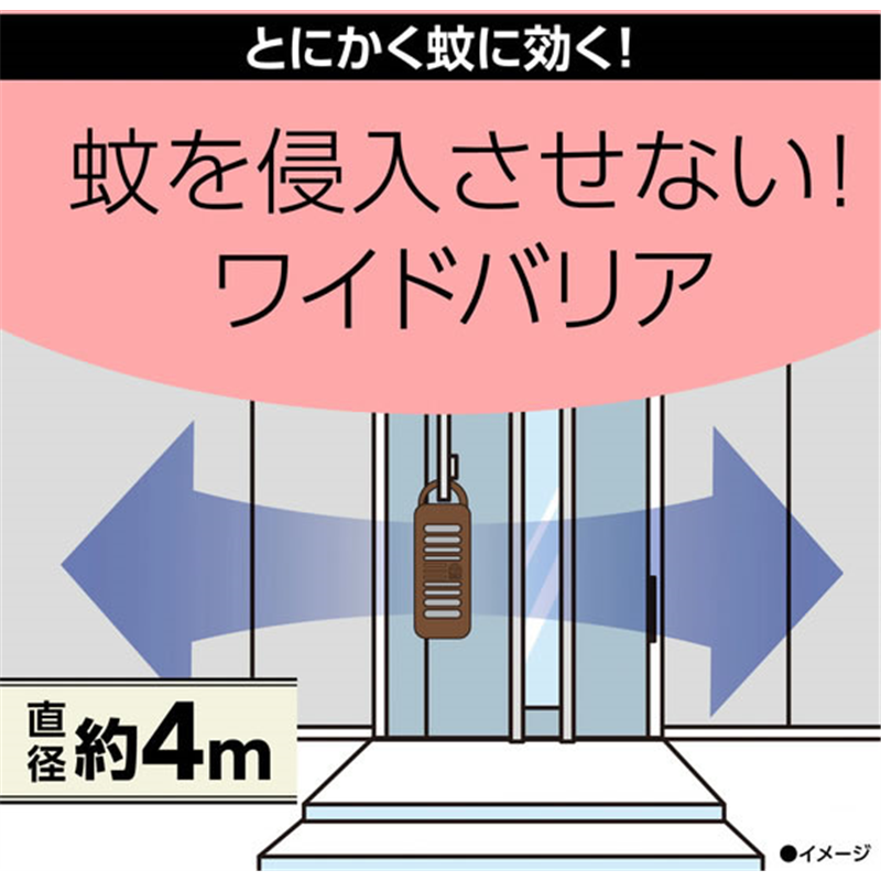 アース製薬 マモルーム 蚊に効く吊るだけプレート 玄関用 1個（ご注文単位1個）【直送品】