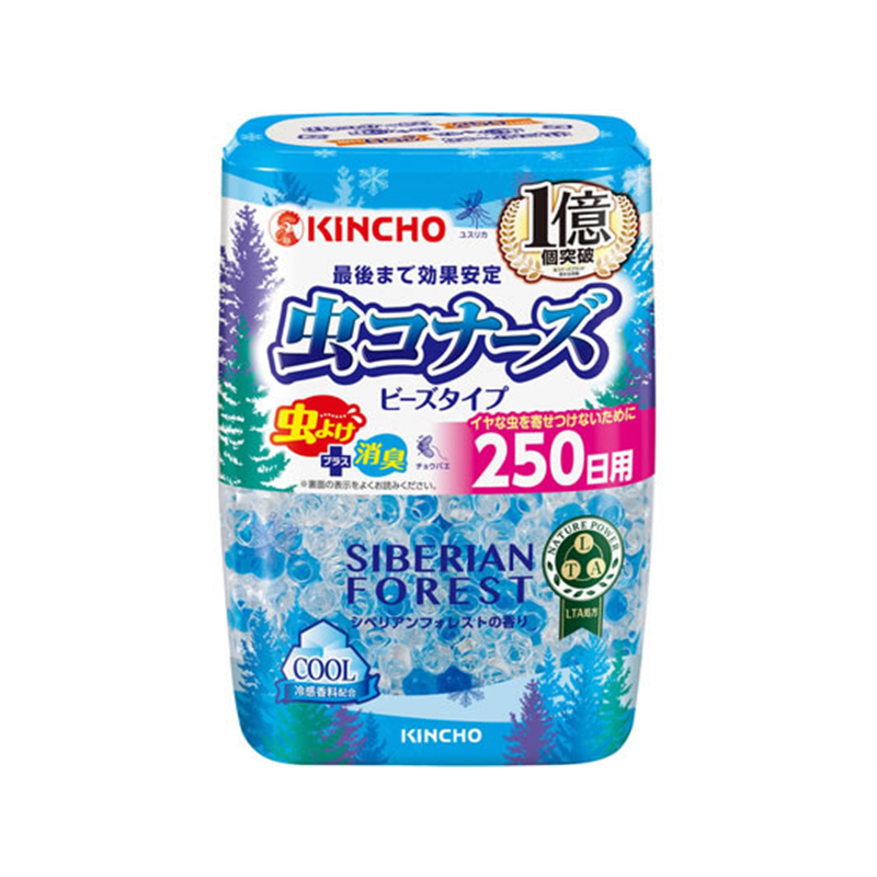 金鳥 虫コナーズ ビーズタイプ250日 シベリアンフォレストの香り 1個（ご注文単位1個）【直送品】
