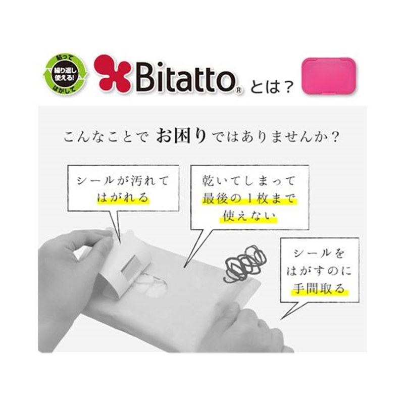 ピタットジャパン ウェットシートのフタ ビタット ライトブルー 1個(ご注文単位1個)【直送品】